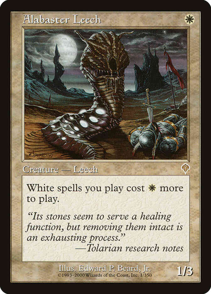 Alabaster Leech [1] [Invasion] [Non-Foil]
