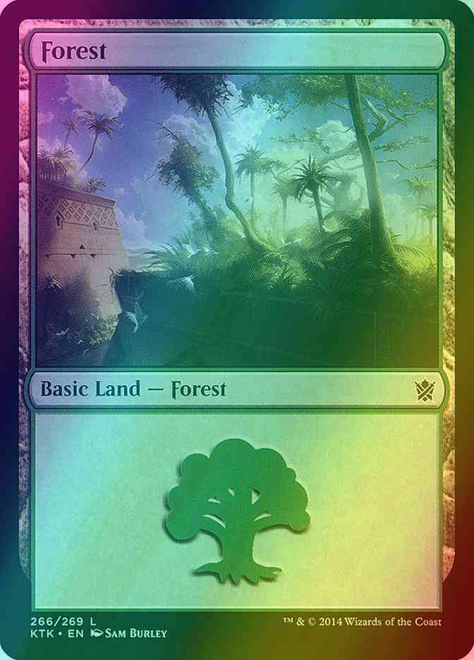 Forest [266] [Khans Of Tarkir] [Foil]