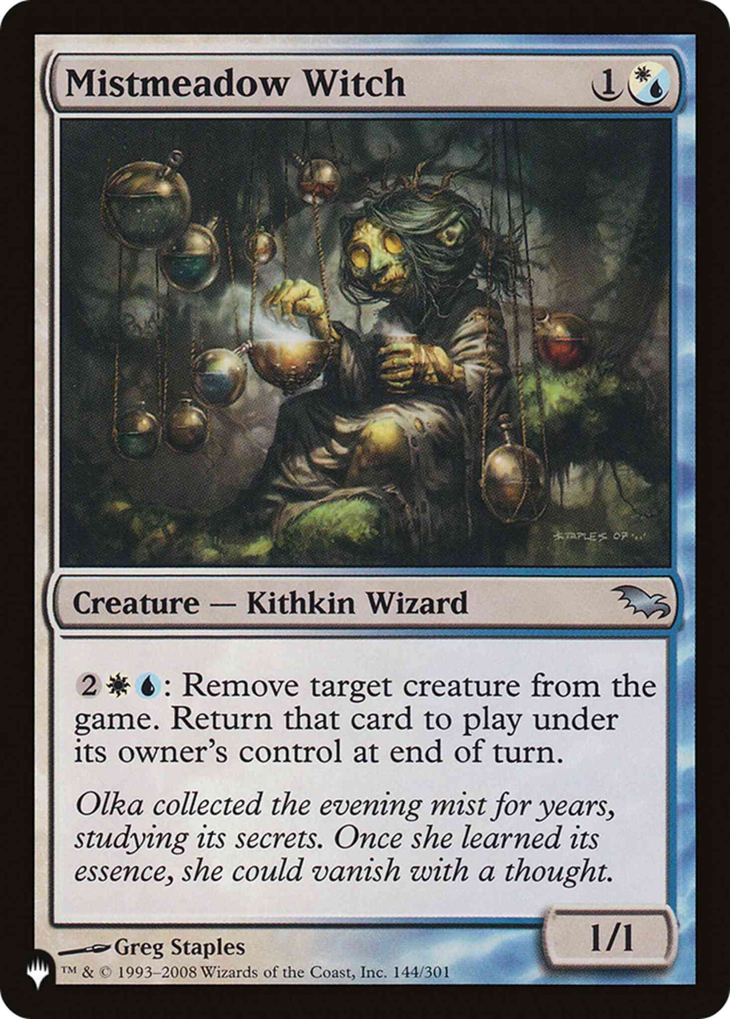 Mistmeadow Witch [SHM-144] [The List] [Non-Foil]