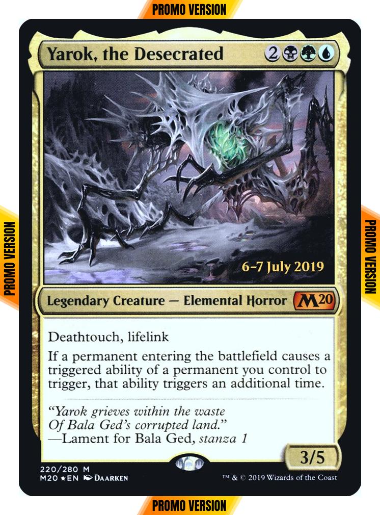 Yarok, the Desecrated [220s] [Core Set 2020 Promos] [Foil]