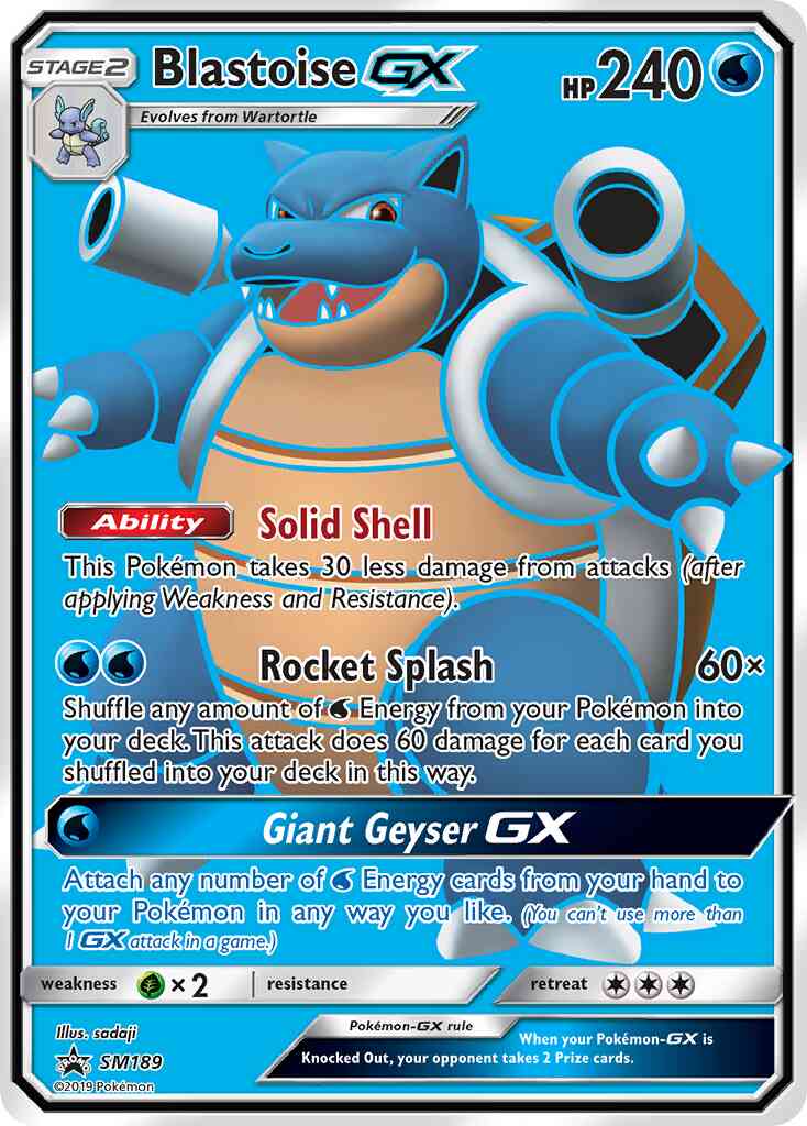Blastoise-GX - SM189 - Promo [smp-SM189] [Ultra]