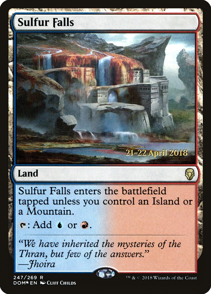 Sulfur Falls [247s] [Dominaria Promos] [Foil]