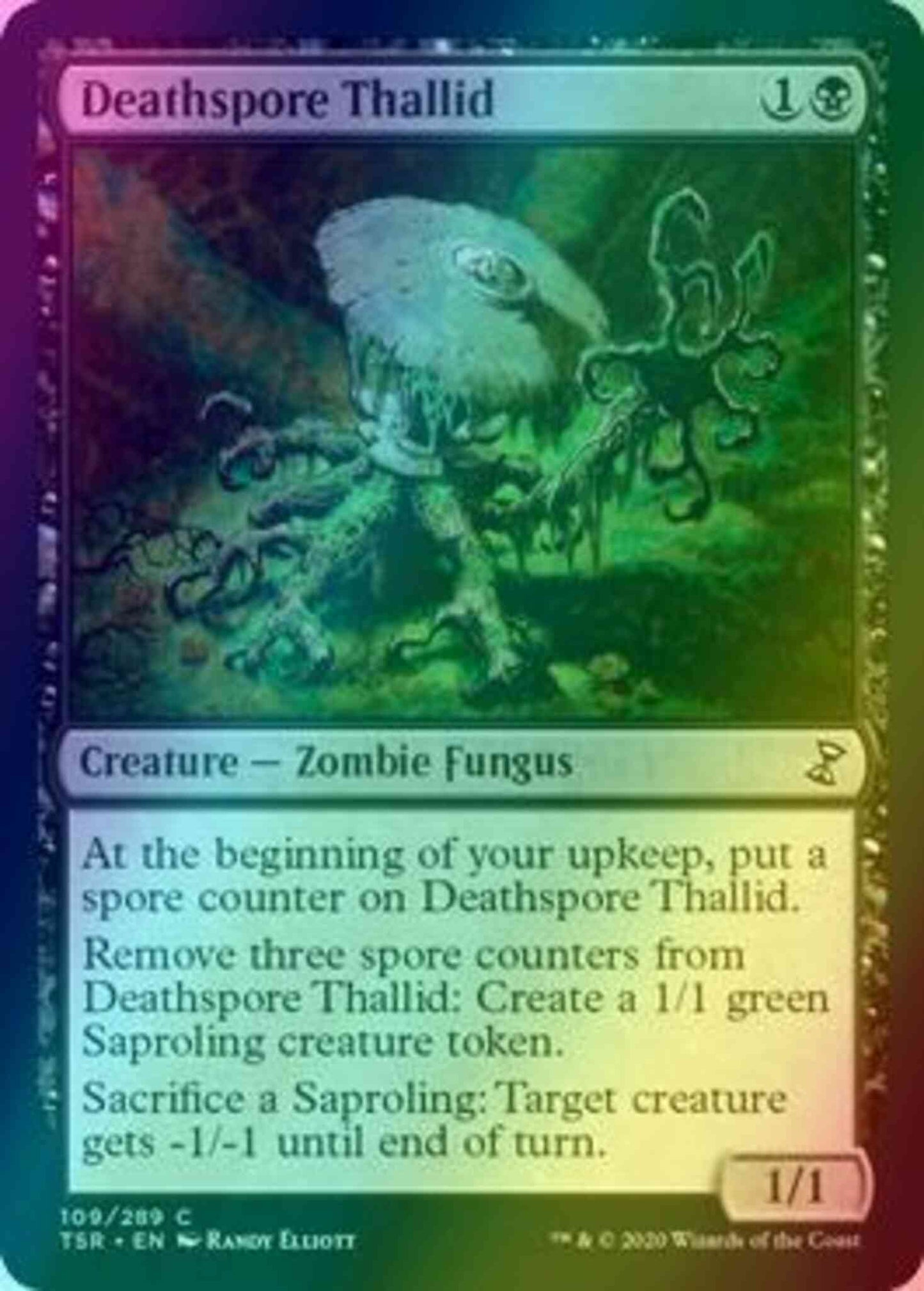 Deathspore Thallid [109] [Time Spiral Remastered] [Foil]