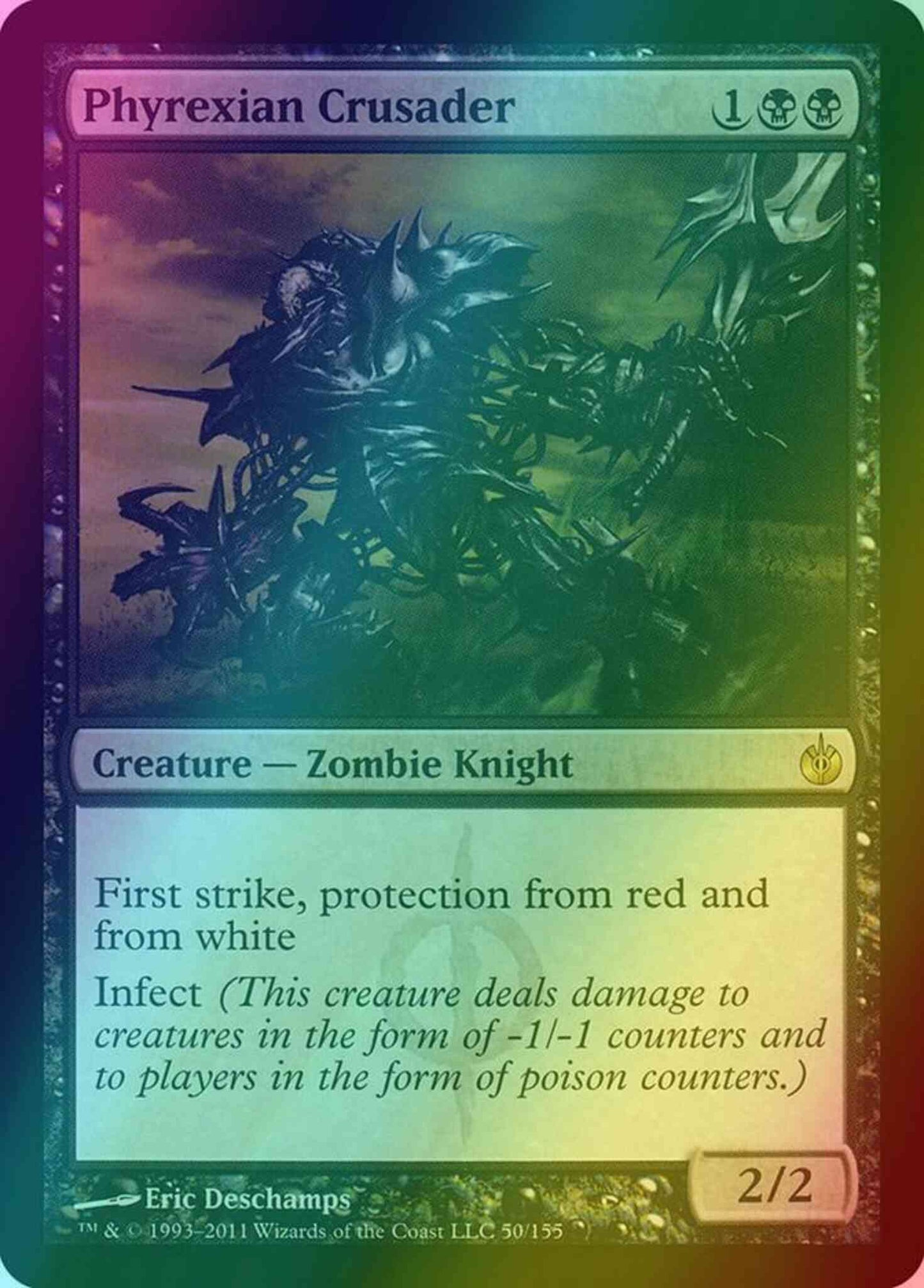 Phyrexian Crusader [50] [Mirrodin Besieged] [Foil]