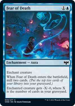 Fear of Death [59] [Innistrad: Crimson Vow] [Non-Foil]