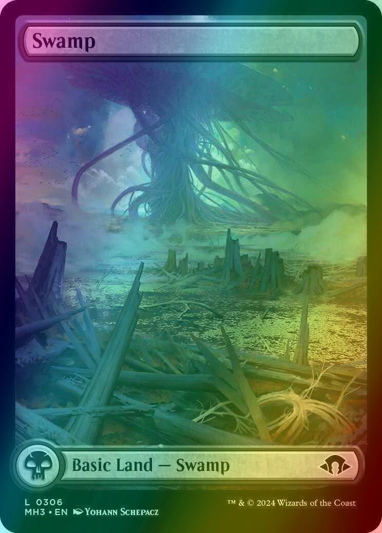 Swamp [306] [Full Art] [Modern Horizons 3] [Foil]