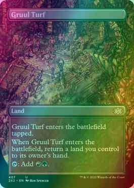 Gruul Turf [407] [Borderless] [Double Masters 2022] [Foil]