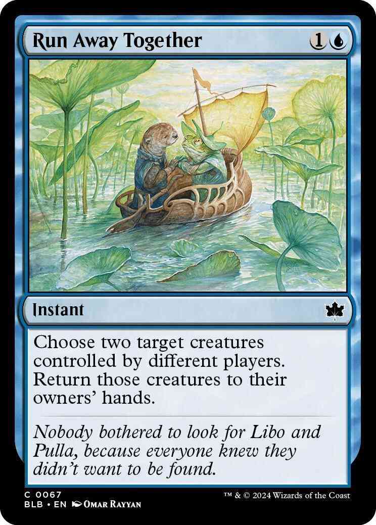 Run Away Together [67] [Bloomburrow] [Foil]