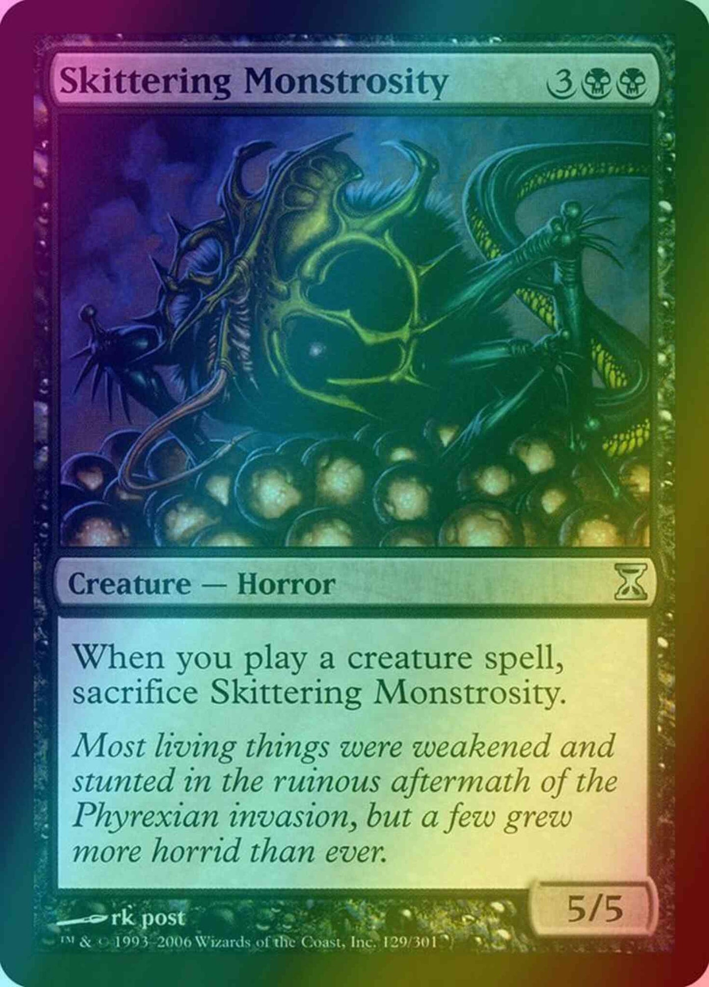Skittering Monstrosity [129] [Time Spiral] [Foil]