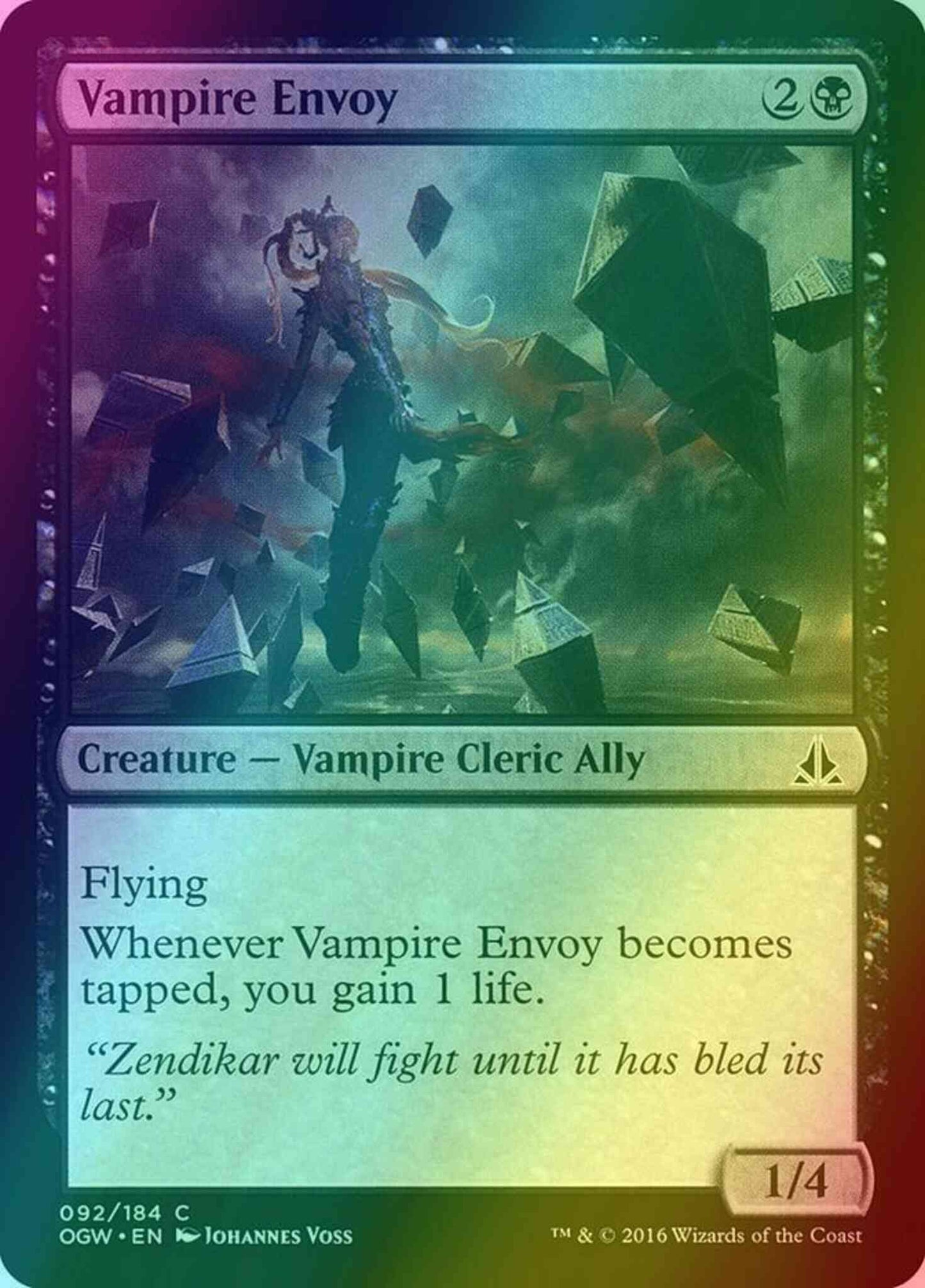 Vampire Envoy [92] [Oath of the Gatewatch] [Foil]