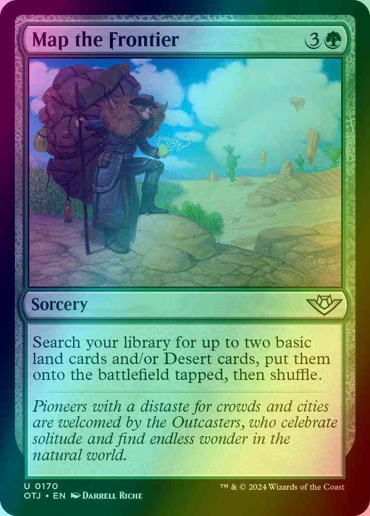 Map the Frontier [170] [Outlaws of Thunder Junction] [Foil]