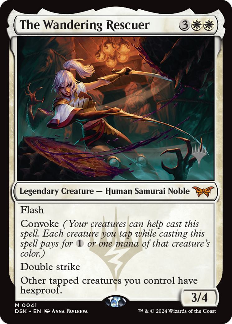 The Wandering Rescuer [41p] [Promo Pack] [Duskmourn: House of Horror: Promos] [Non-Foil]