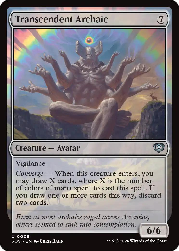 Transcendent Archaic [5] [Secrets of Strixhaven] [Non-Foil]