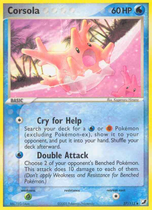 Corsola - 37/115 - Uncommon [ex10-37] [Non-Holo]