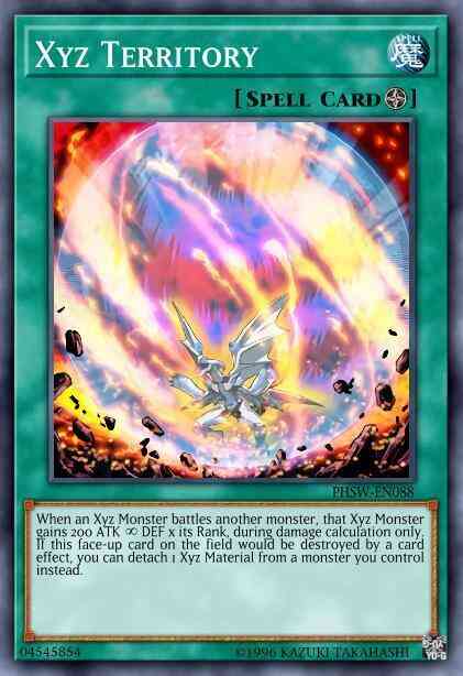 Xyz Territory - PHSW-EN088 - Rare - 1st Edition