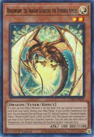 Ringowurm, the Dragon Guarding the Hundred Apples - CYAC-EN029 - Ultra Rare - 1st Edition