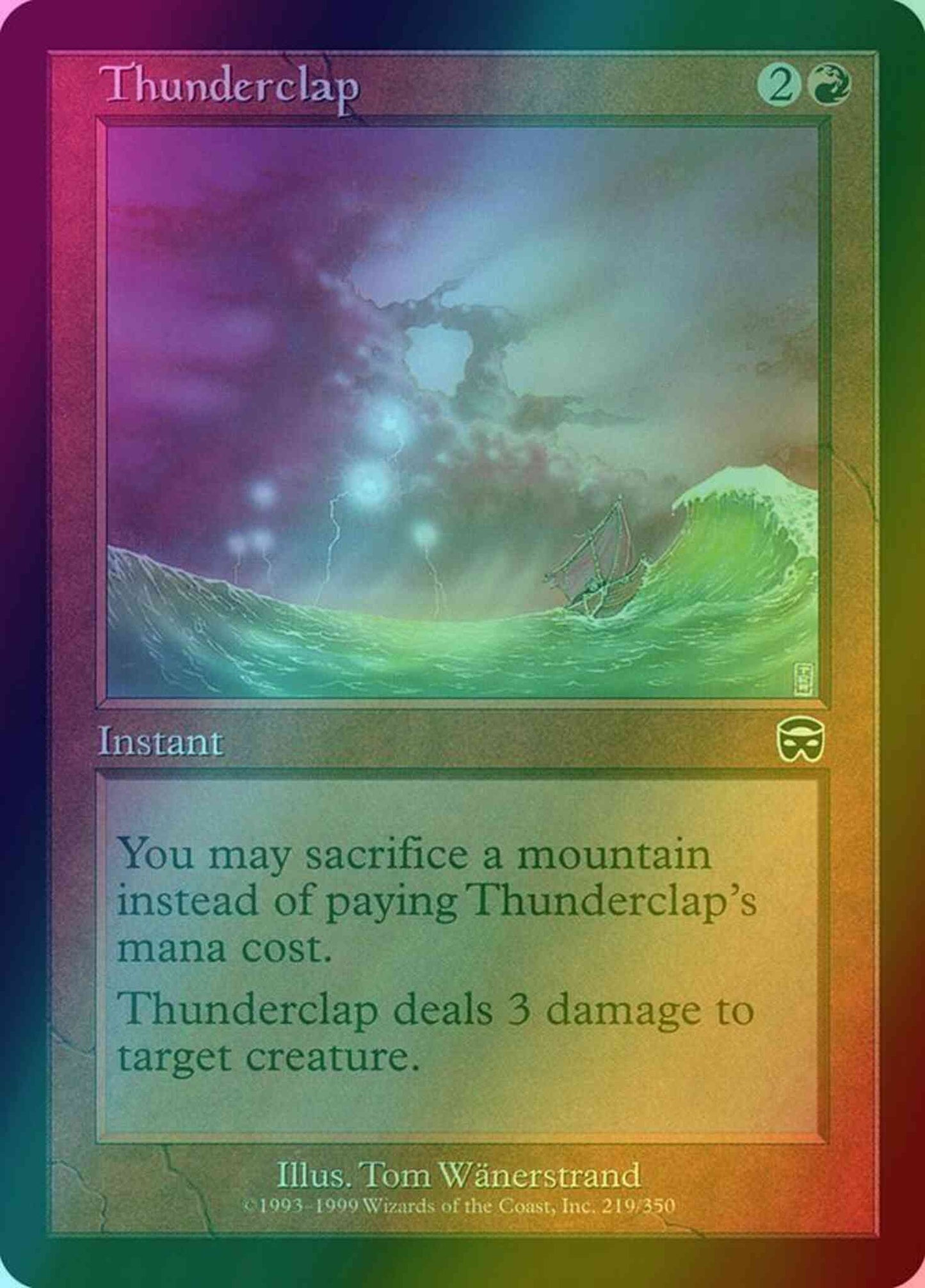 Thunderclap [219] [Mercadian Masques] [Foil]