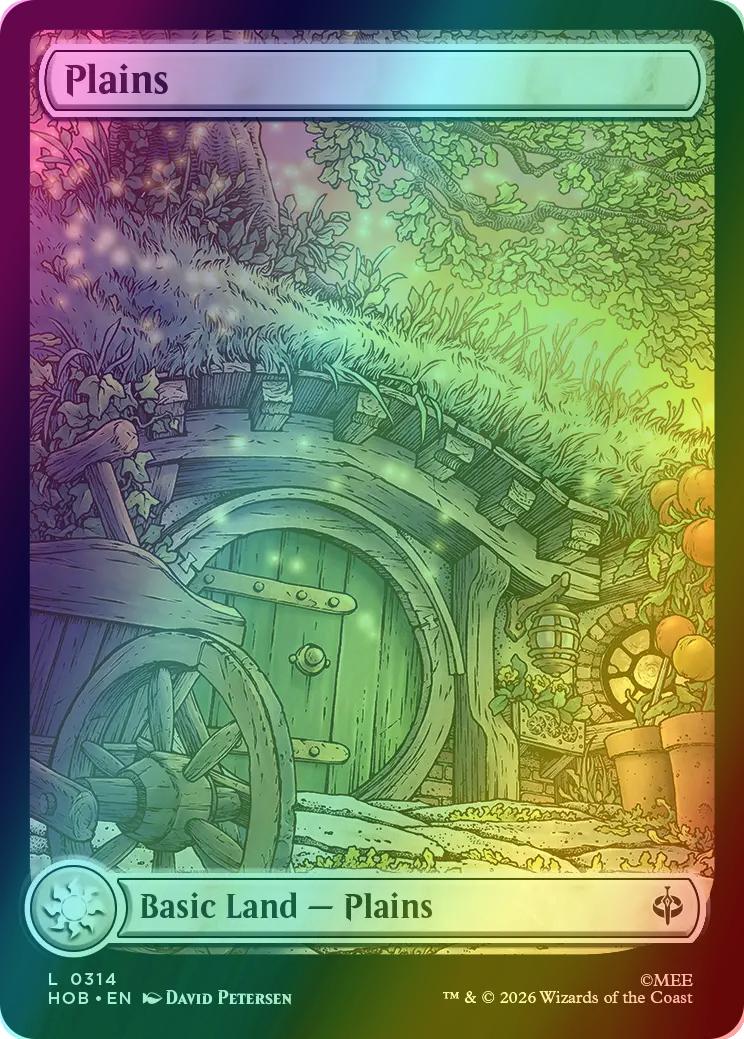Plains [314] [Full Art] [Seasonal] [Summer] [The Hobbit] [Foil]