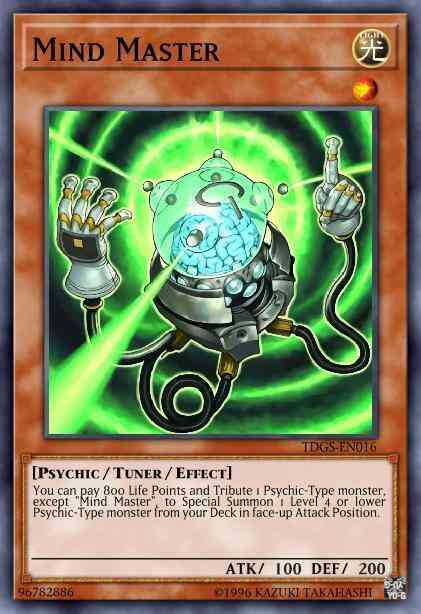 Mind Master - TDGS-EN016 - Rare - Unlimited