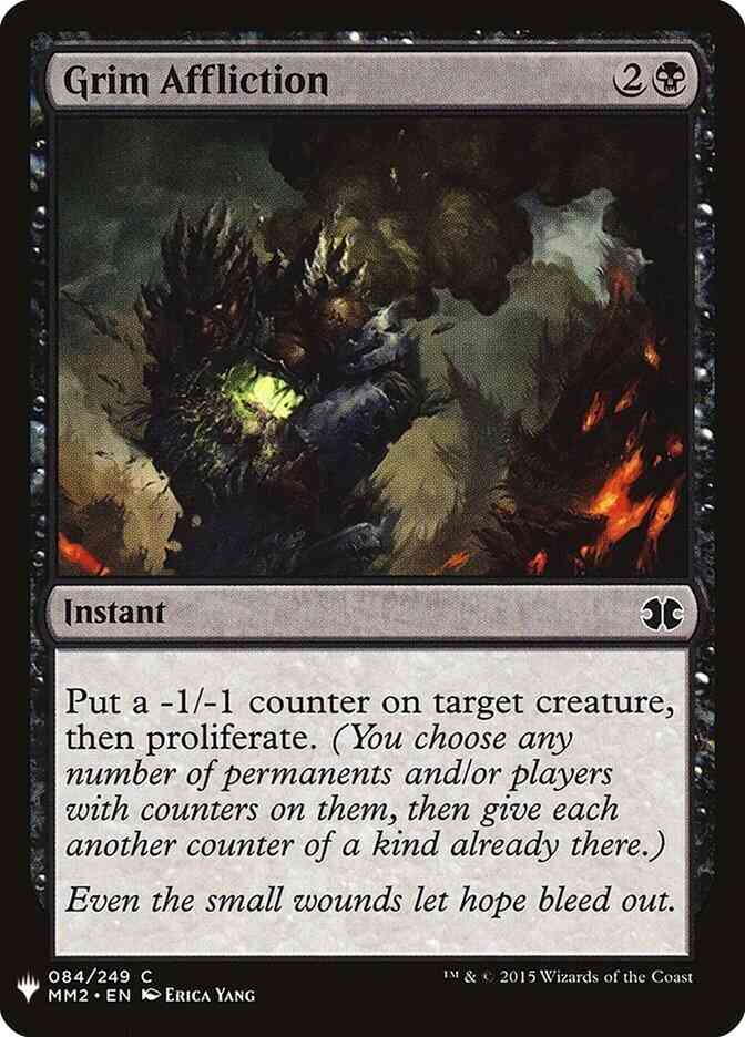 Grim Affliction [MM2-84] [The List] [Non-Foil]