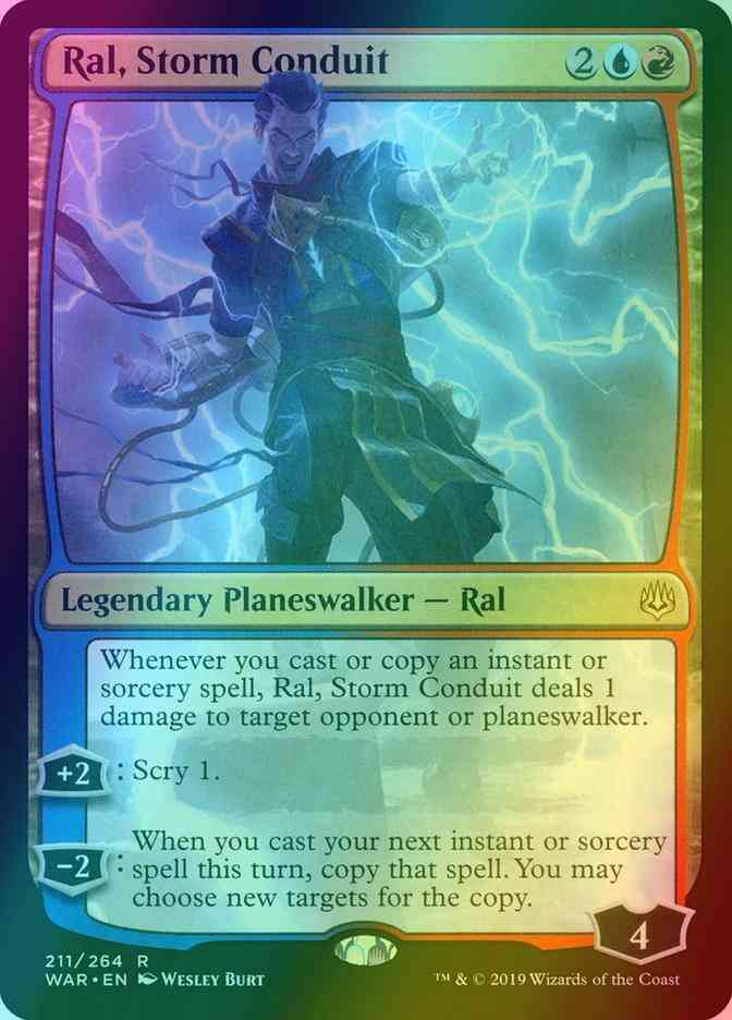 Ral, Storm Conduit [211] [War of the Spark] [Foil]