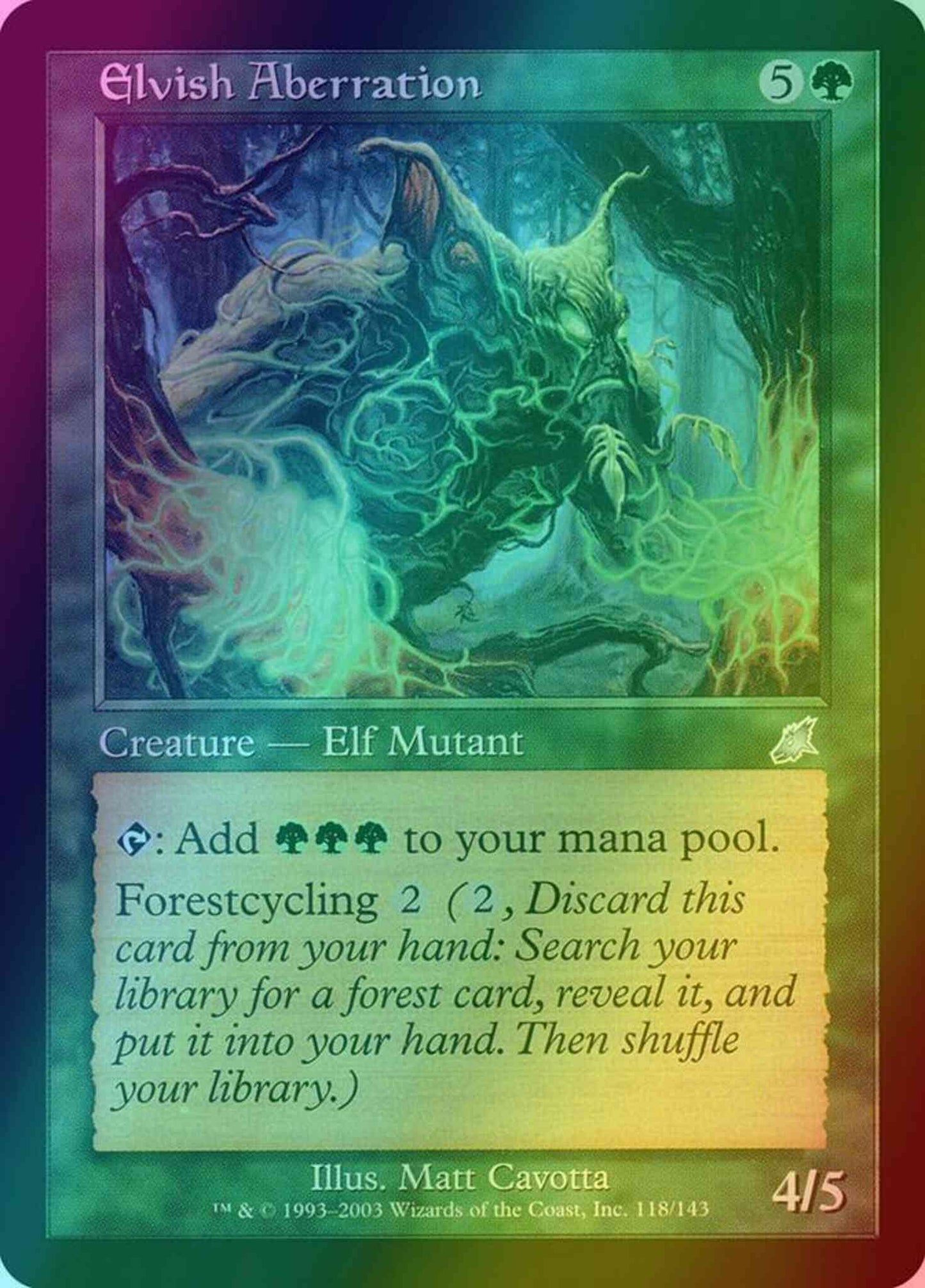 Elvish Aberration [118] [Scourge] [Foil]
