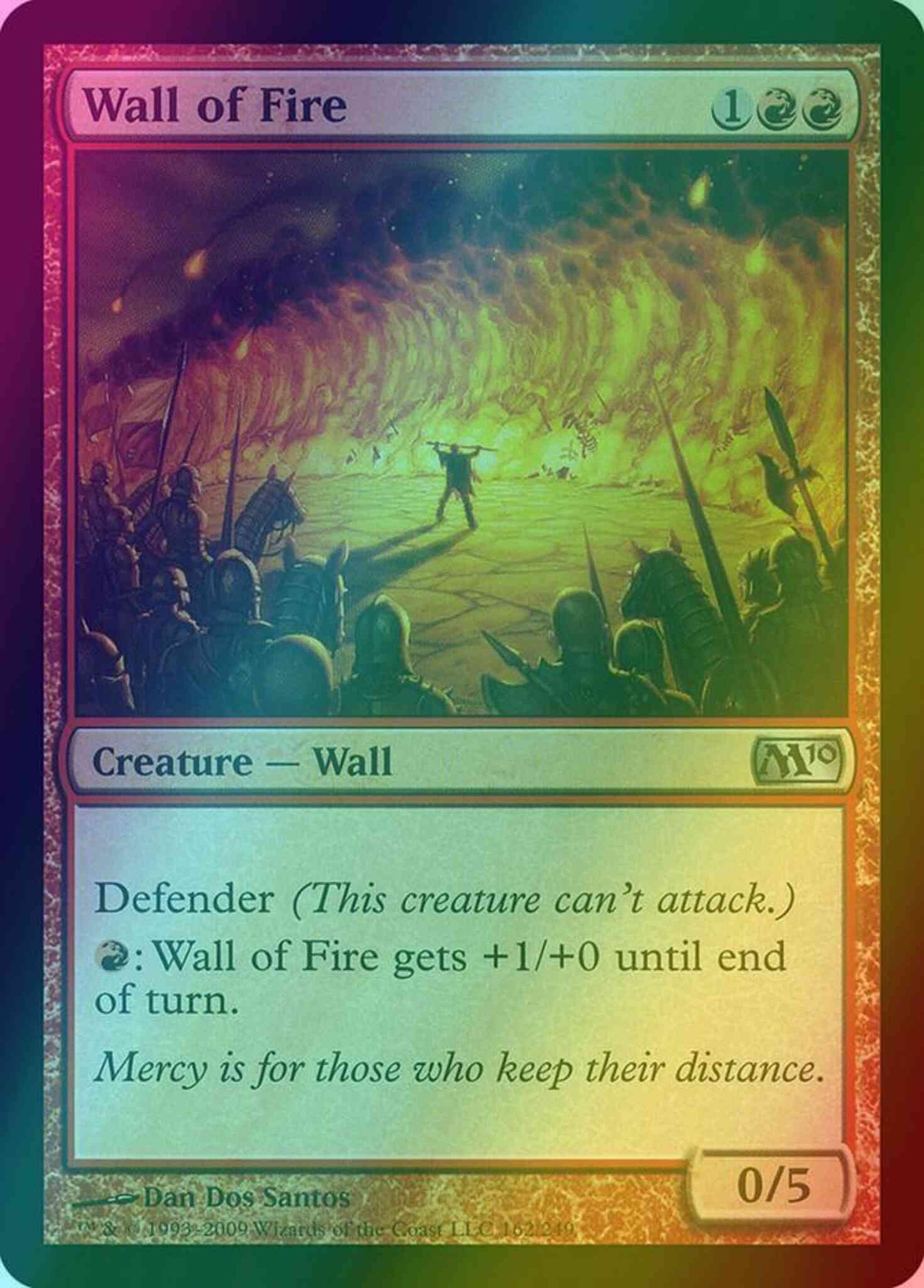 Wall of Fire [162] [Magic 2010] [Foil]