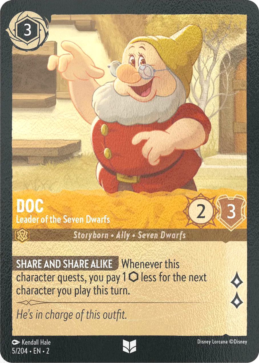 Doc - Leader of the Seven Dwarfs - 5/204 [Rise Of The Floodborn] [Cold Foil]