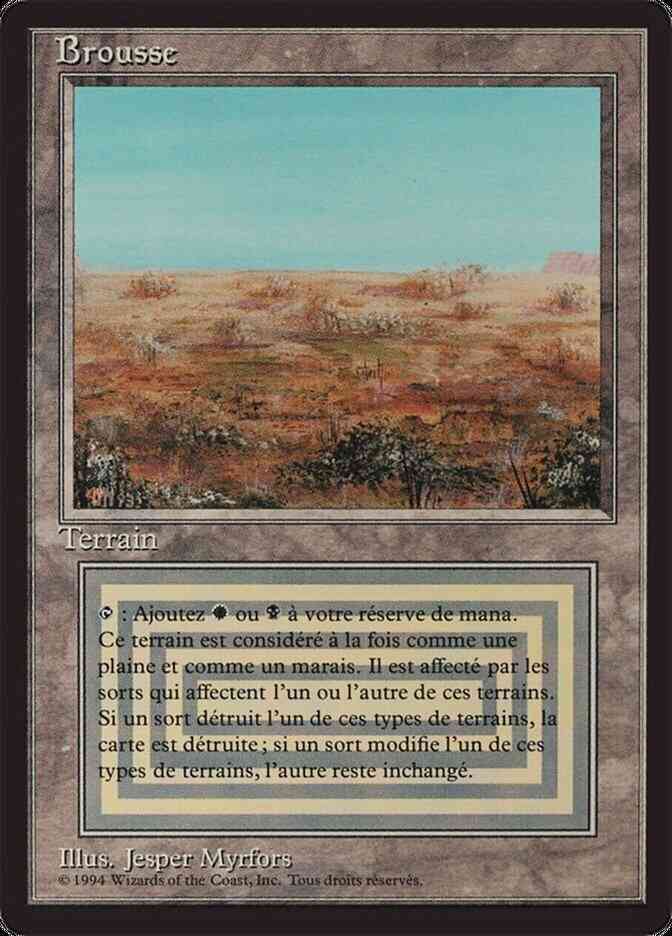 Scrubland - French [286] [Foreign Black Border: French] [Non-Foil]