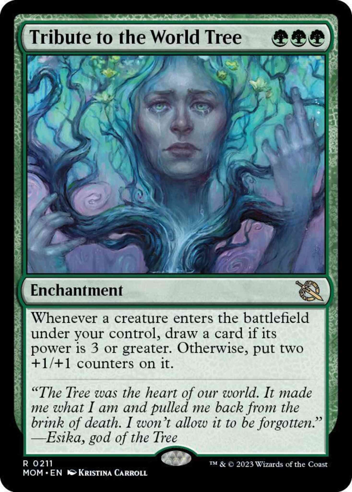 Tribute to the World Tree [211] [March of the Machine] [Non-Foil]