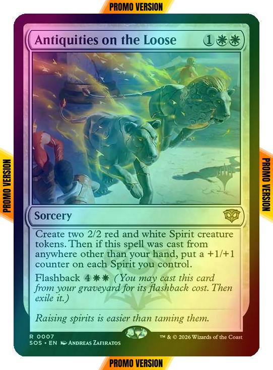 Antiquities on the Loose [7p] [Promo Pack] [Secrets of Strixhaven Promos] [Foil]