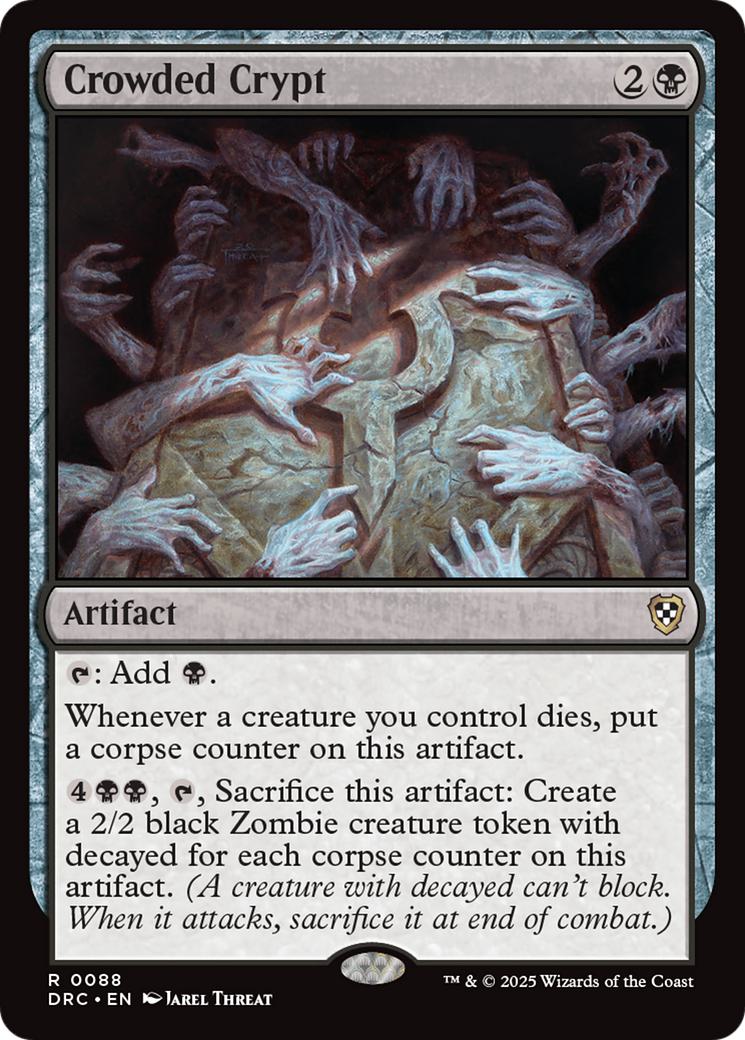 Crowded Crypt [88] [Aetherdrift: Commander] [Non-Foil]