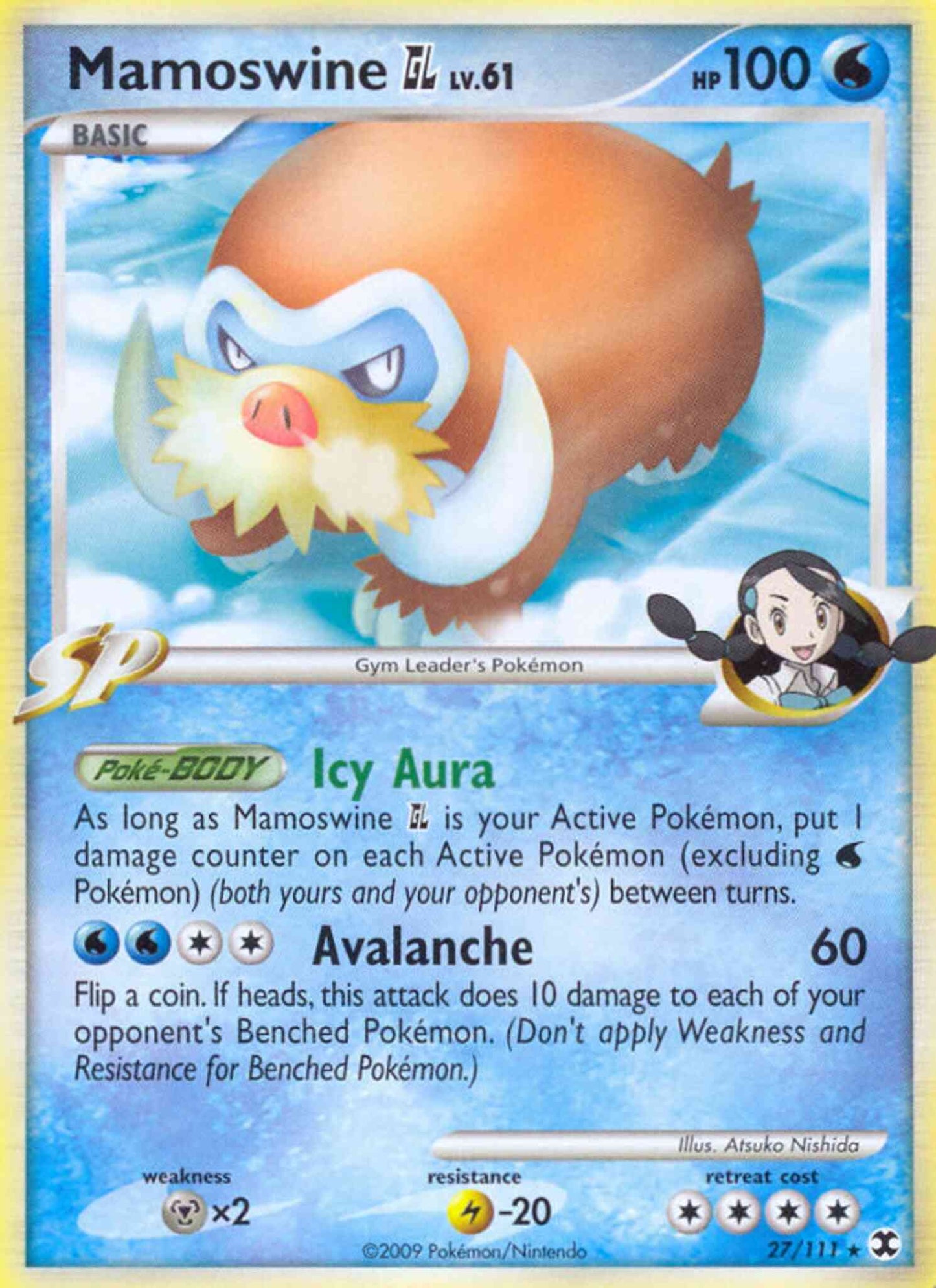 Mamoswine GL - 27/111 - Rare [pl2-27] [Non-Holo]