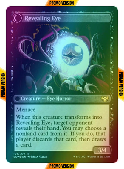 Concealing Curtains // Revealing Eye [Prerelease] [101s] [Innistrad: Crimson Vow: Promos] [Foil]