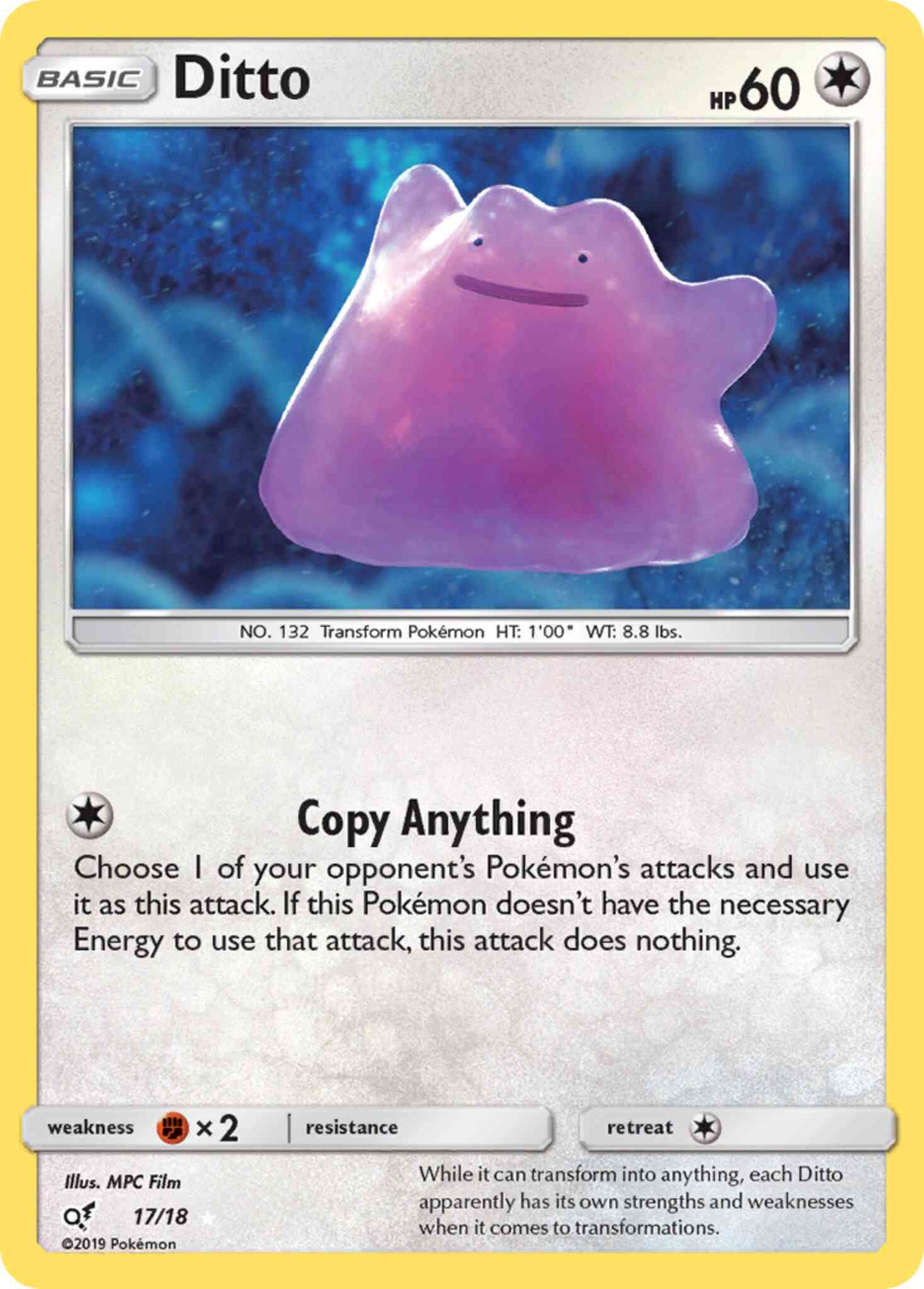 Ditto - 17/18 - Rare Ultra [det1-17] [Holo]