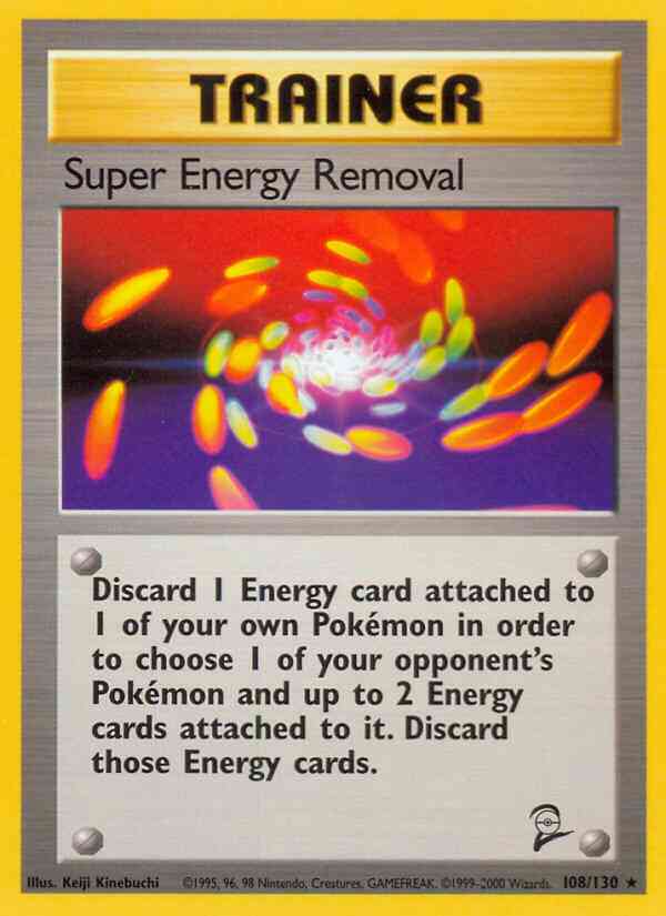 Super Energy Removal - 108/130 - Rare [base4-108] [Non-Holo]
