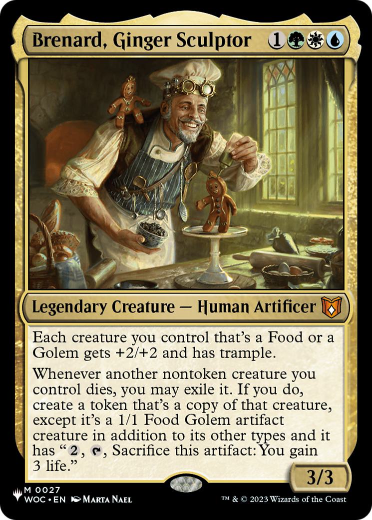 Brenard, Ginger Sculptor [WOC-27] [The List] [Non-Foil]