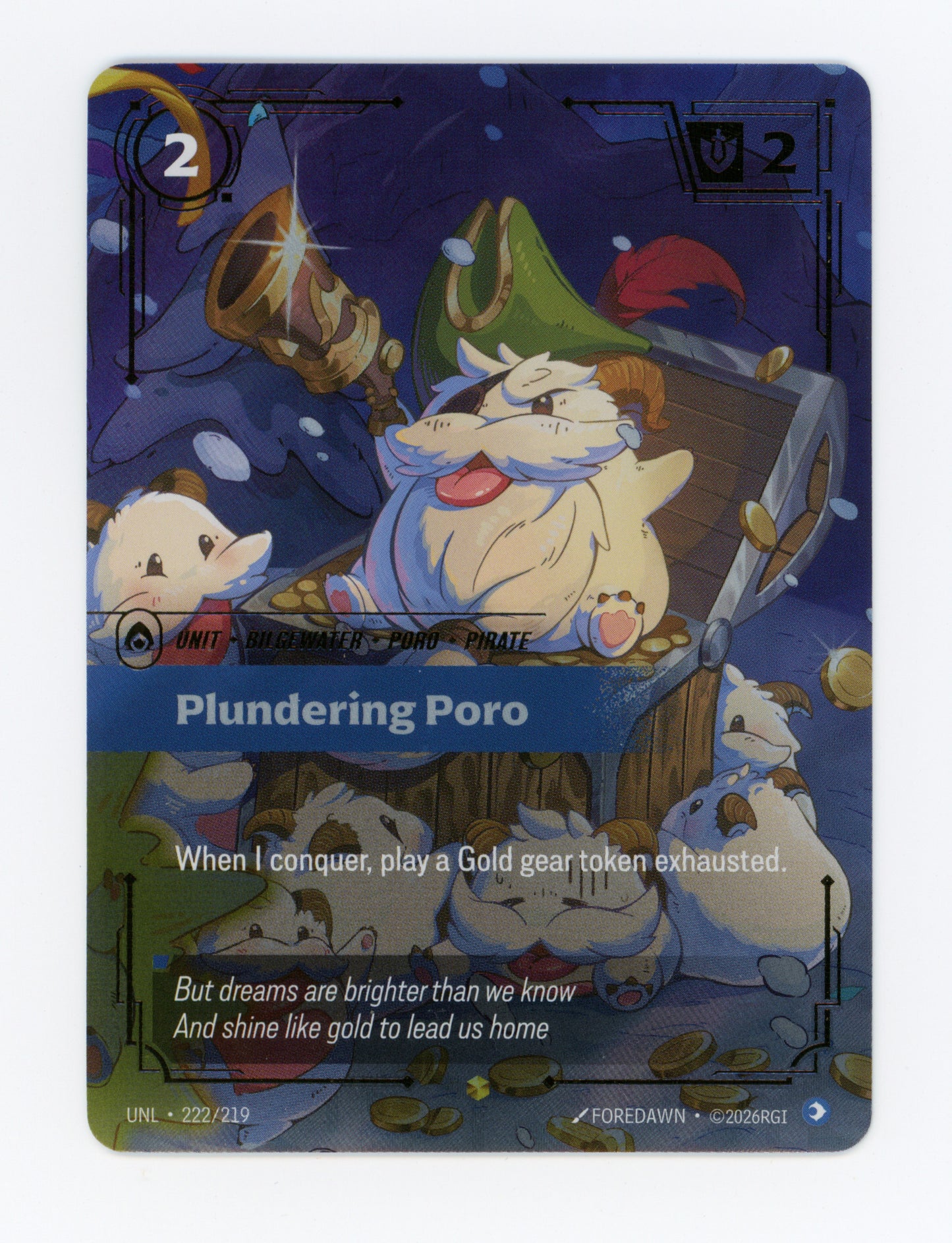 Plundering Poro — Overnumbered|Foil — ID 19224