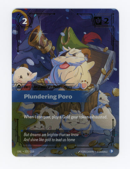 Plundering Poro — Overnumbered|Foil — ID 19224