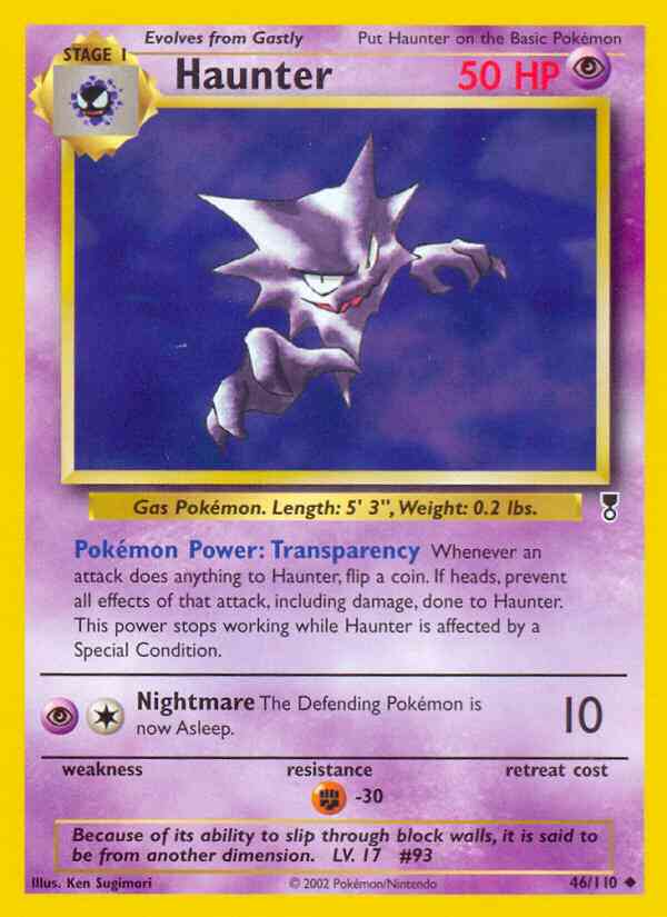 Haunter - 46/110 - Uncommon [base6-46] [Reverse Holo]