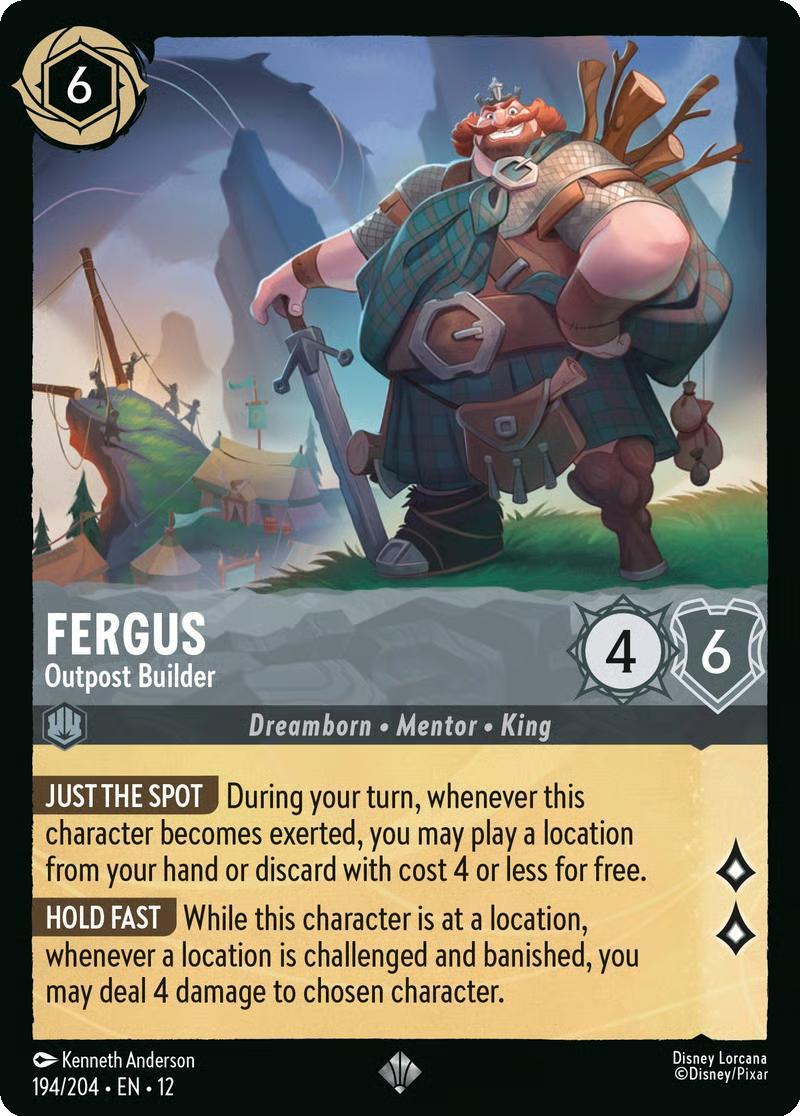 Fergus - Outpost Builder - 194/204 [Wilds Unknown] [Non-Foil]