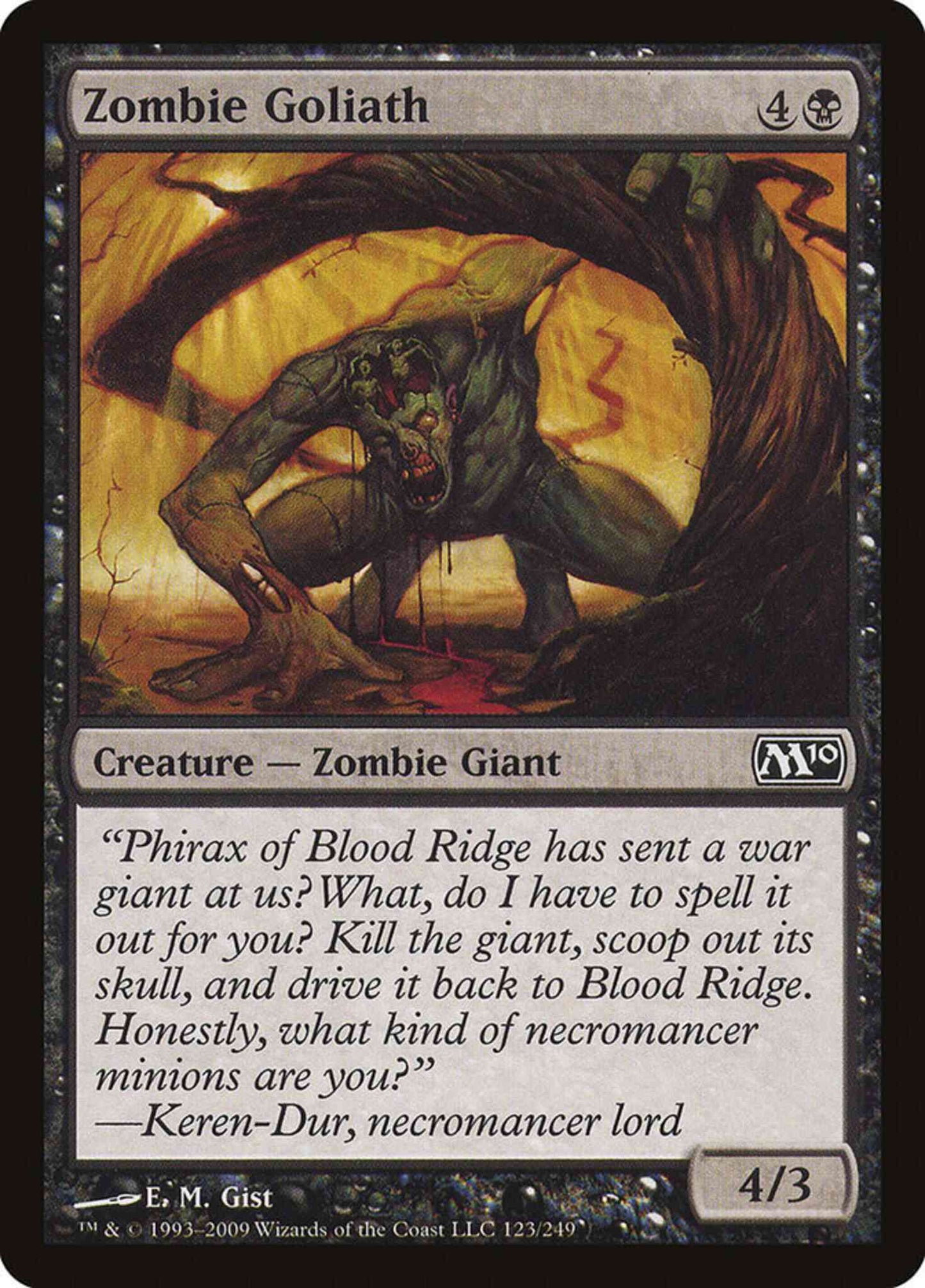 Zombie Goliath [123] [Magic 2010] [Non-Foil]