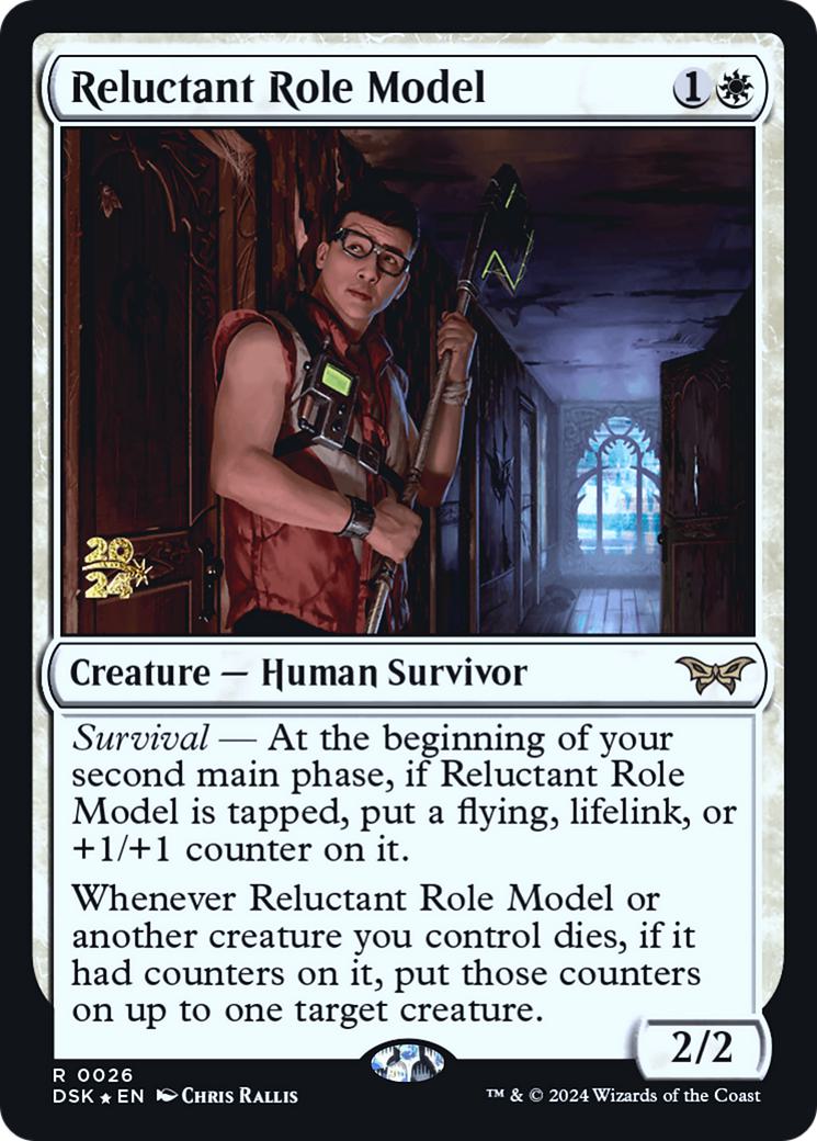Reluctant Role Model [26s] [Prerelease] [Duskmourn: House of Horror: Promos] [Foil]
