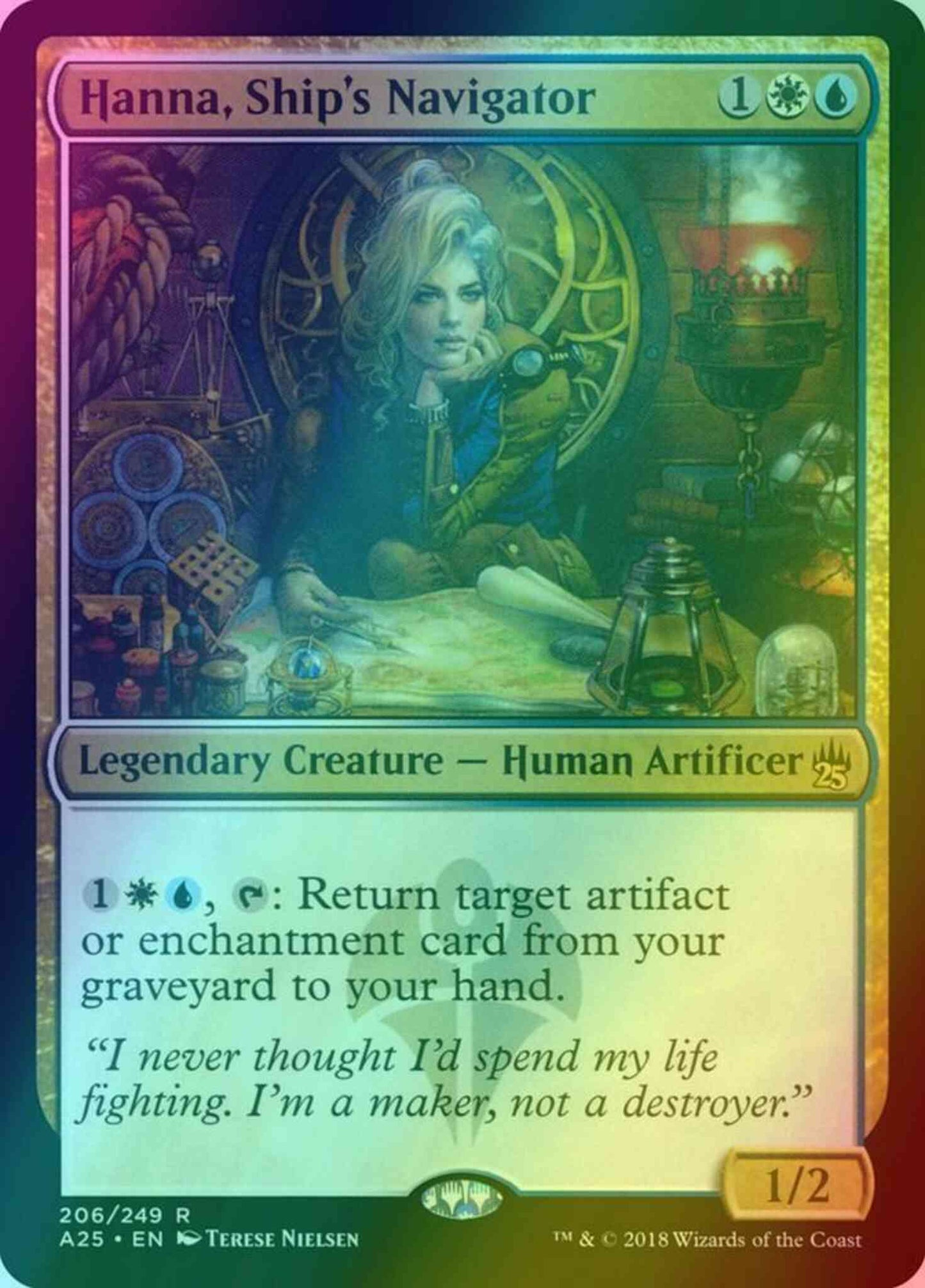 Hanna, Ship's Navigator [206] [Masters 25] [Foil]