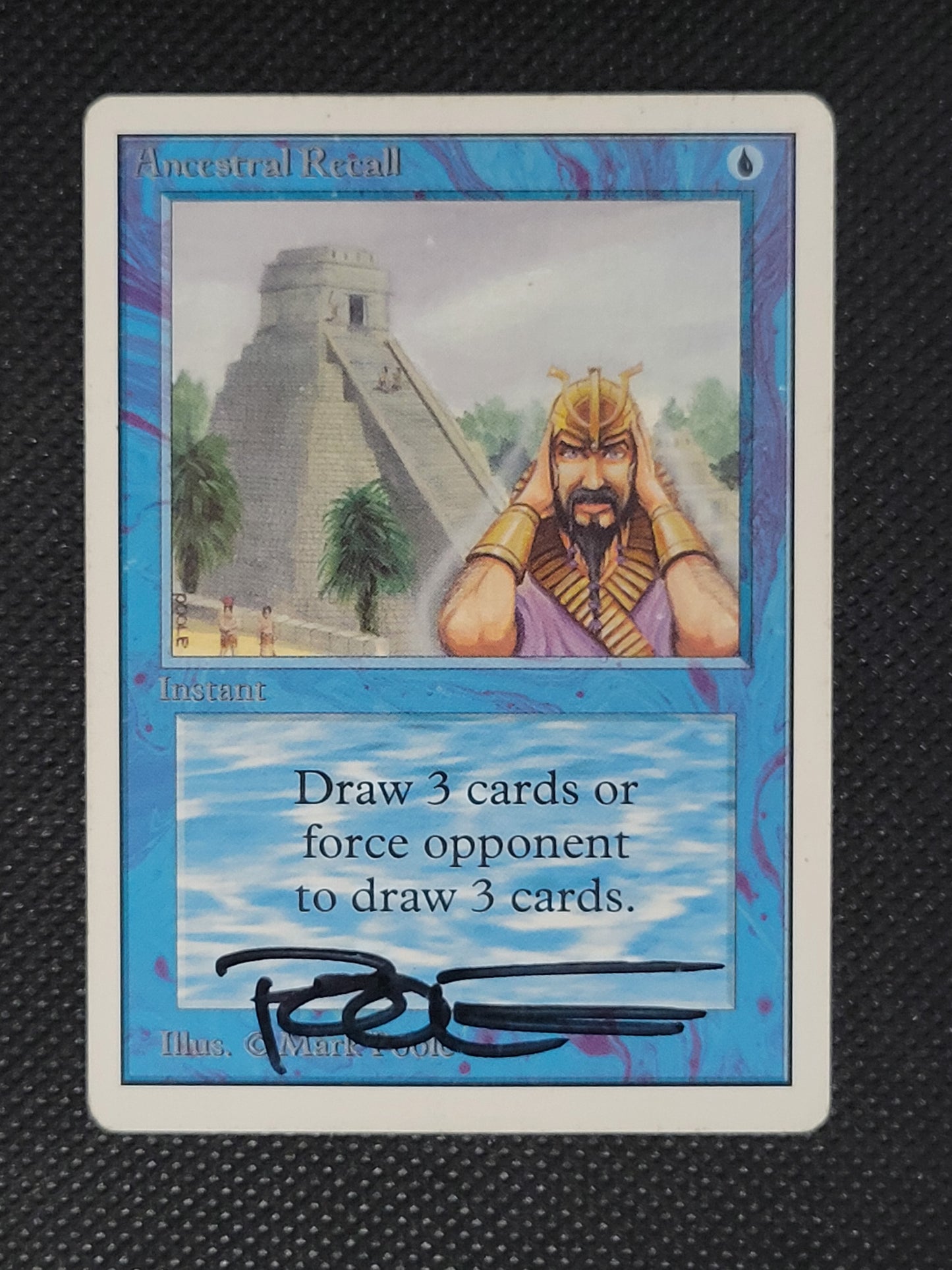 Ancestral Recall — Signed — ID 17988