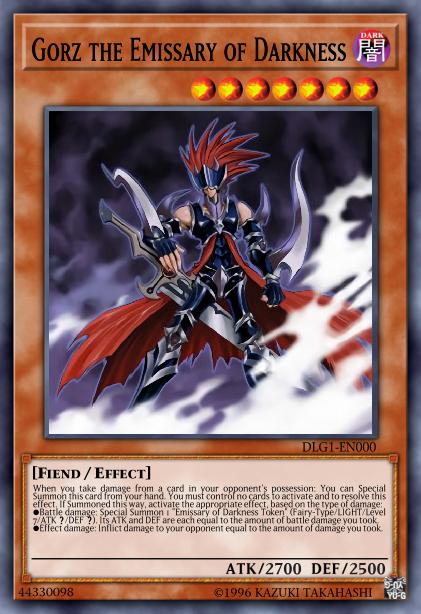 Gorz the Emissary of Darkness (Red) - DL13-EN013 - Rare - Unlimited