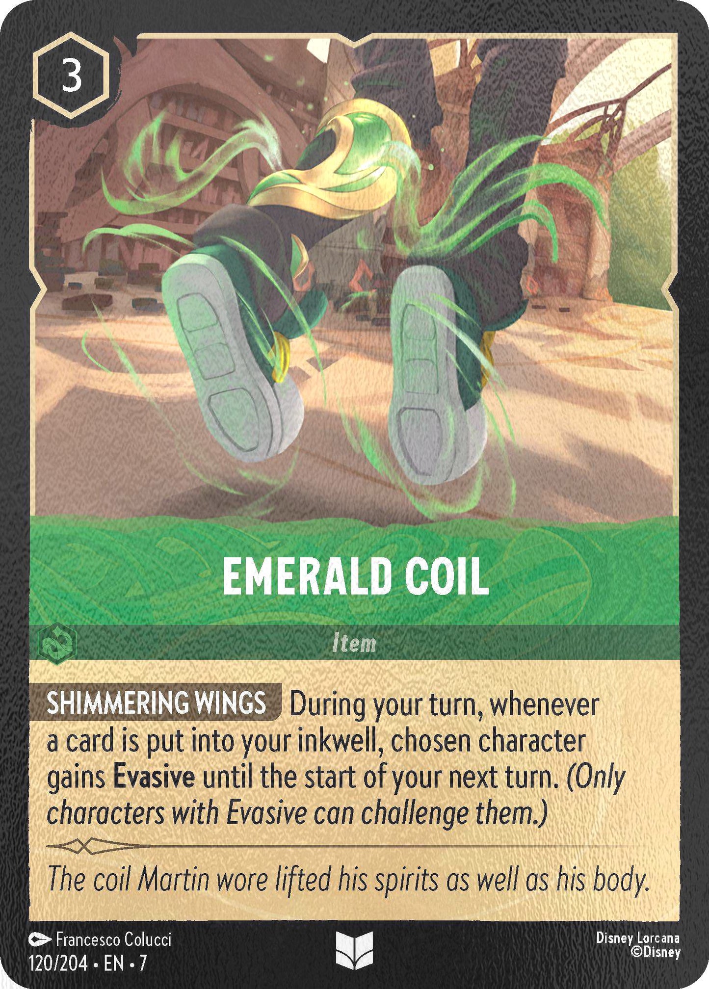 Emerald Coil - 120/204 [Archazia's Island] [Cold Foil]