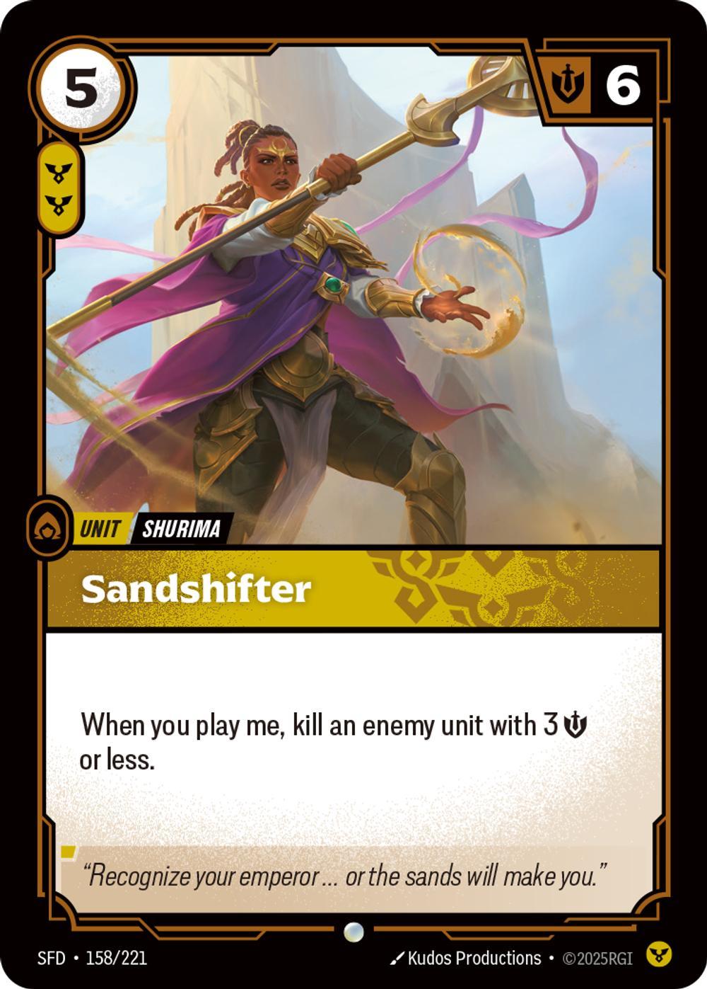 Sandshifter - 158/221 [Spiritforged] [Non-Foil]