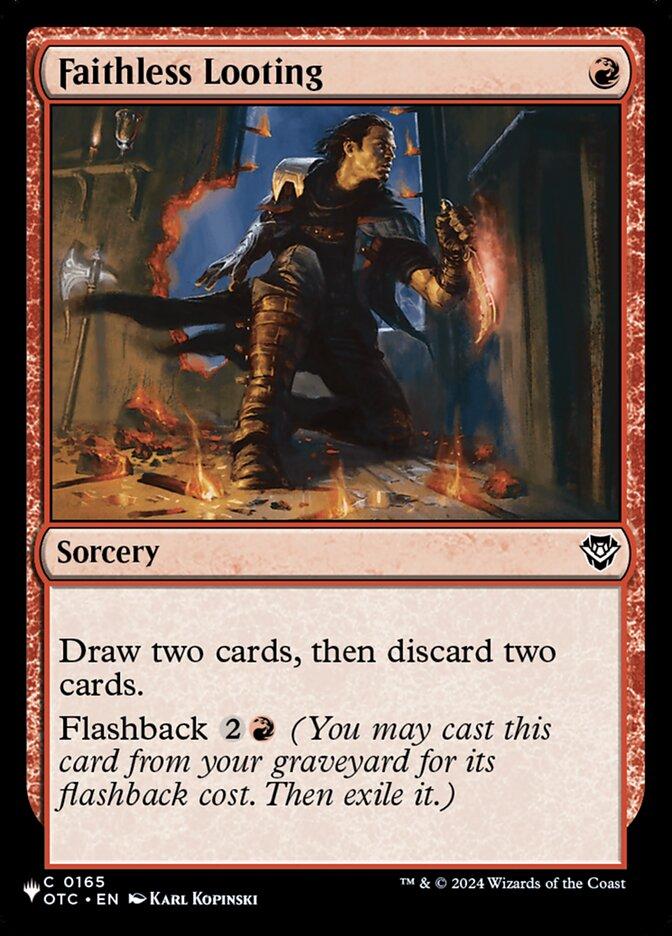 Faithless Looting [OTC-165] [The List] [Non-Foil]