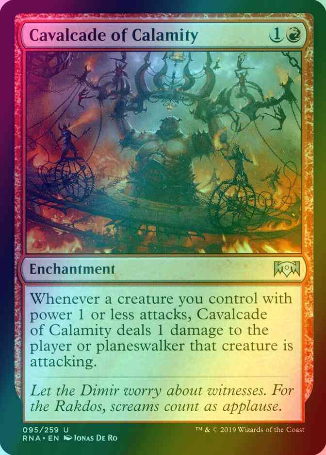 Cavalcade of Calamity [95] [Ravnica Allegiance] [Foil]